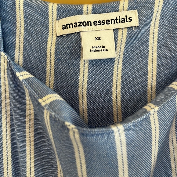 Amazon Essentials Womens Relaxed Fit Fluid Twill Tiered Midi Dress - Picture 2 of 2